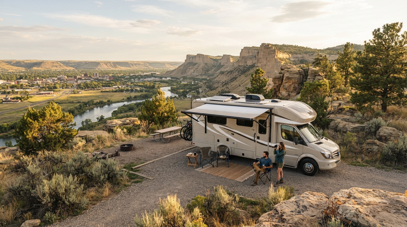 Billings Roundtrip - Mountain Majesty Motorhome Loop — Billings RV road trip landscape