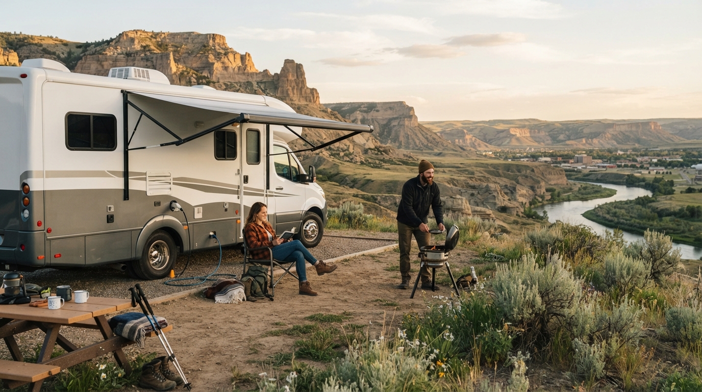 Billings Round trip - Incl. Beartooth pass and Yellowstone — Billings RV road trip landscape