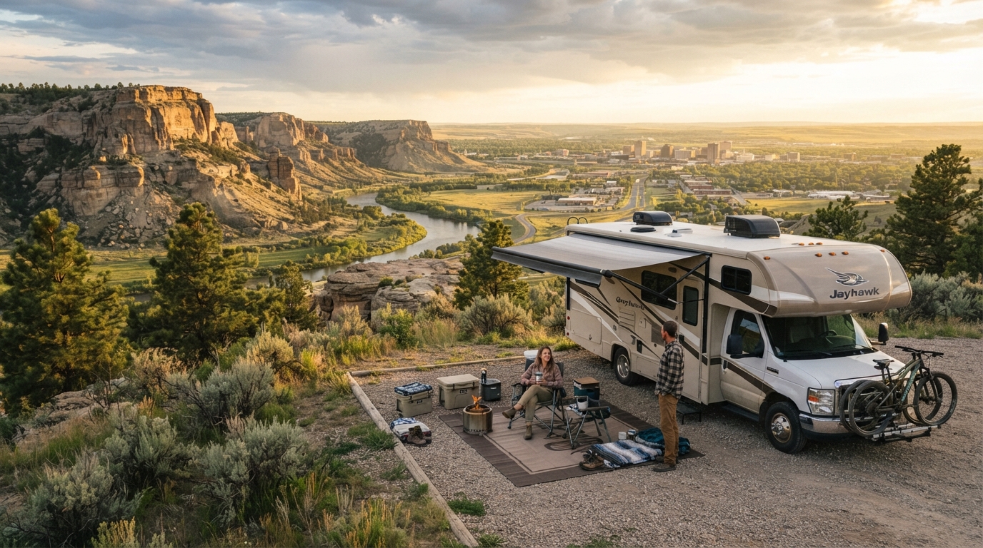 Billings to Nashville - Western Wonders to Southern Sounds: USA Campervan Journey — Billings RV road trip landscape