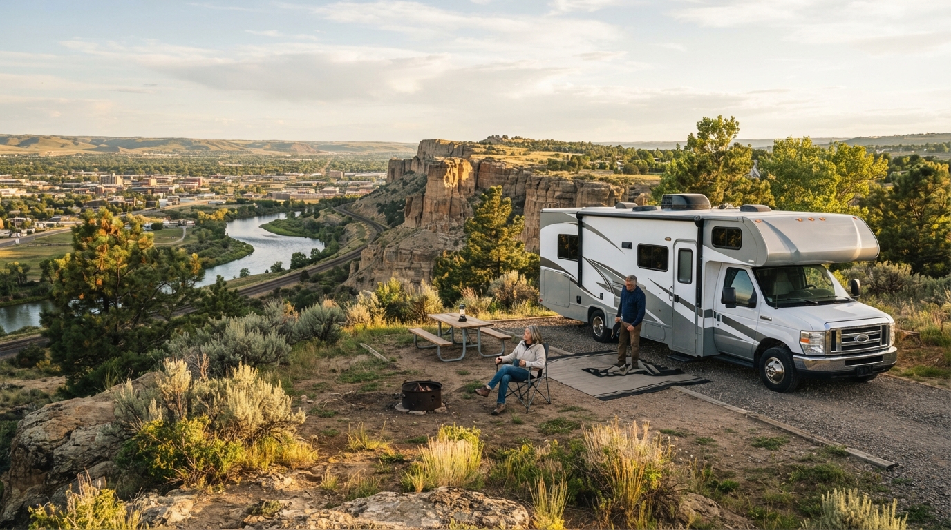 Billings to San Francisco - Yellowstone to Yosemite RV route — Billings RV road trip landscape