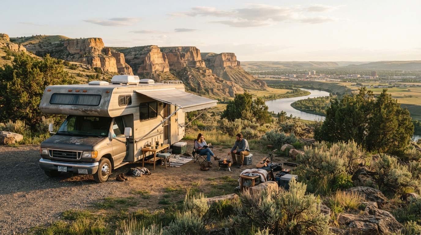 Billings to Nashville - Western Wonders to Southern Sounds: USA Campervan Journey — national park landscape