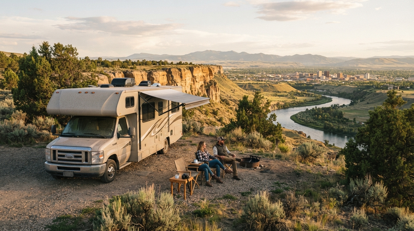 Billings to Chicago - Yellowstone, Badlands & Midwest Motorhome Adventure — national park landscape