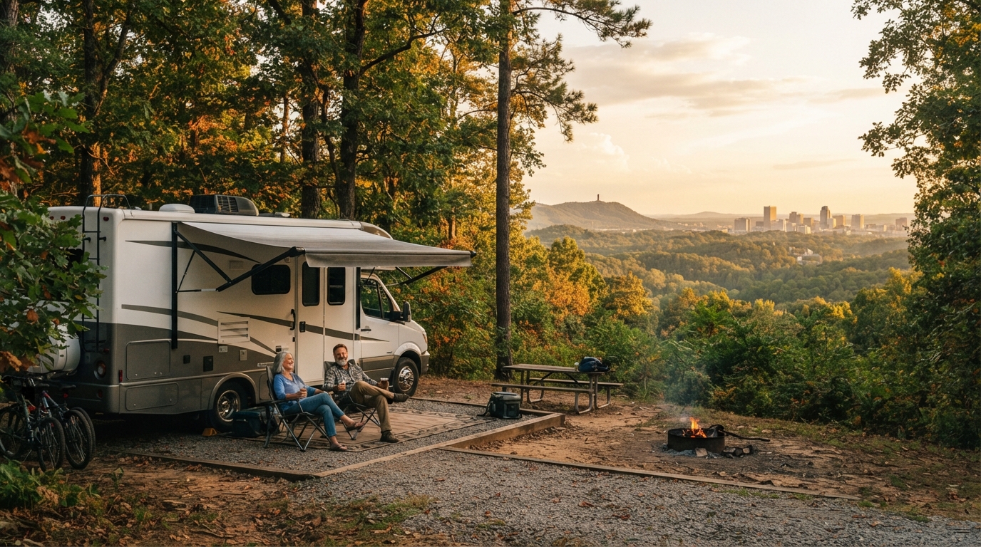 Birmingham Roundtrip - Heading South — Birmingham RV road trip landscape