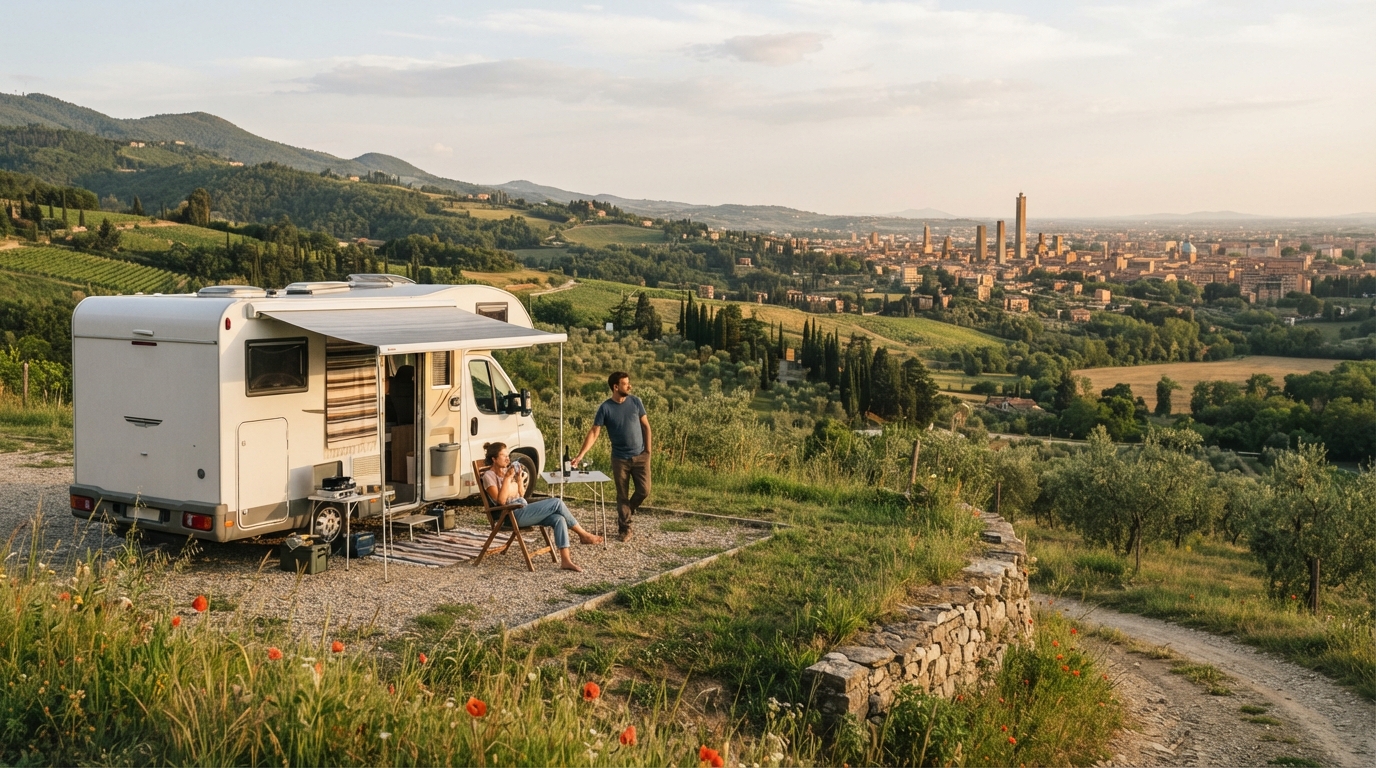 Bologna Round Trip  - The Italian Riviera and the Grand Dolomites — Bologna scenic landscape