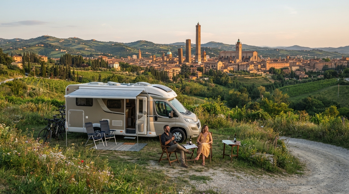 Bologna Round Trip - Culinary Capitals and Coastal Cliffs — Bologna scenic landscape