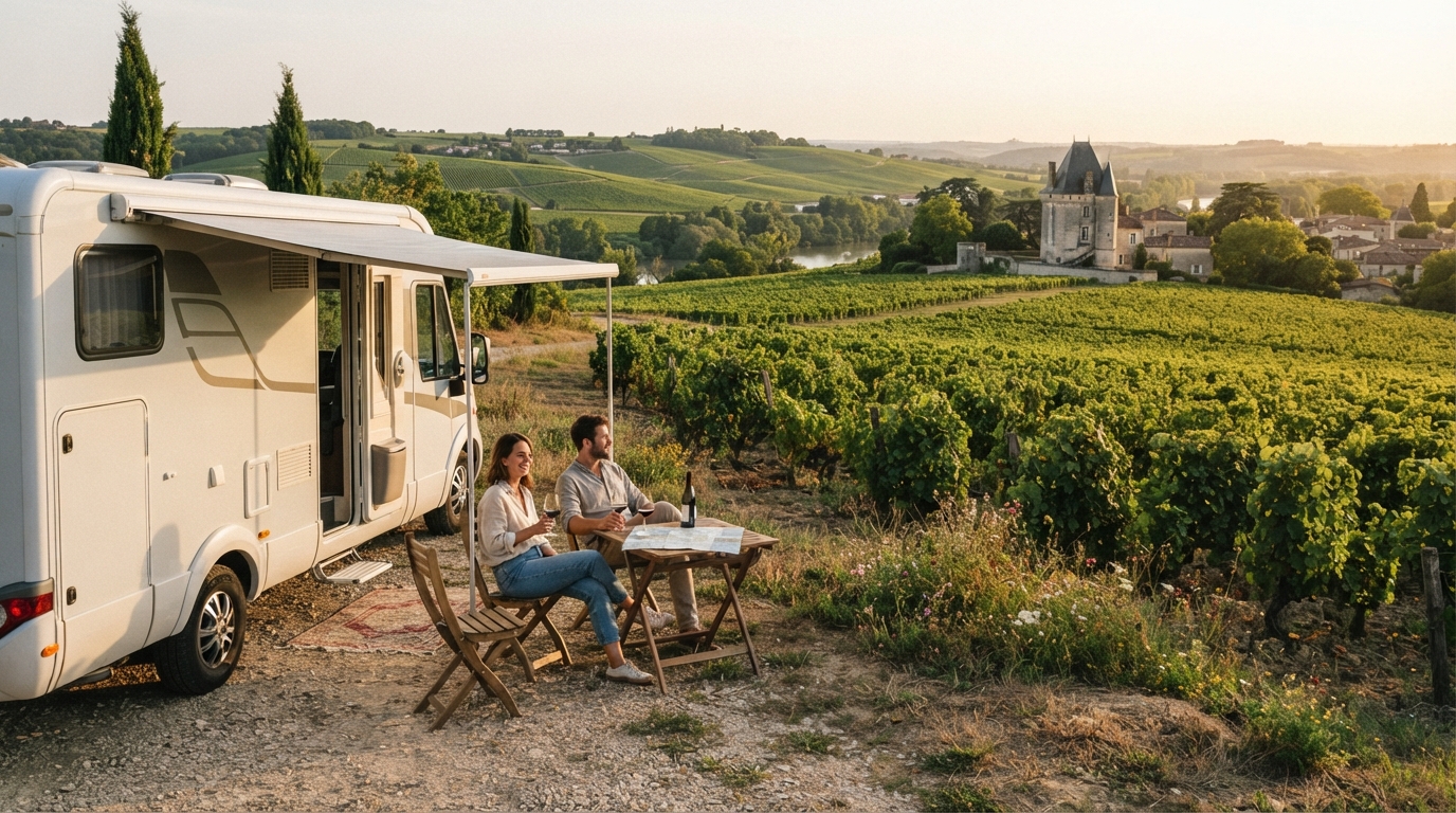 Bordeaux Roundtrip - Wine Roads & Castle Trails — Bordeaux scenic landscape