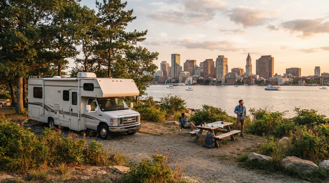 Boston to Seattle - Discover the Transcontinental Trail — Boston RV road trip landscape