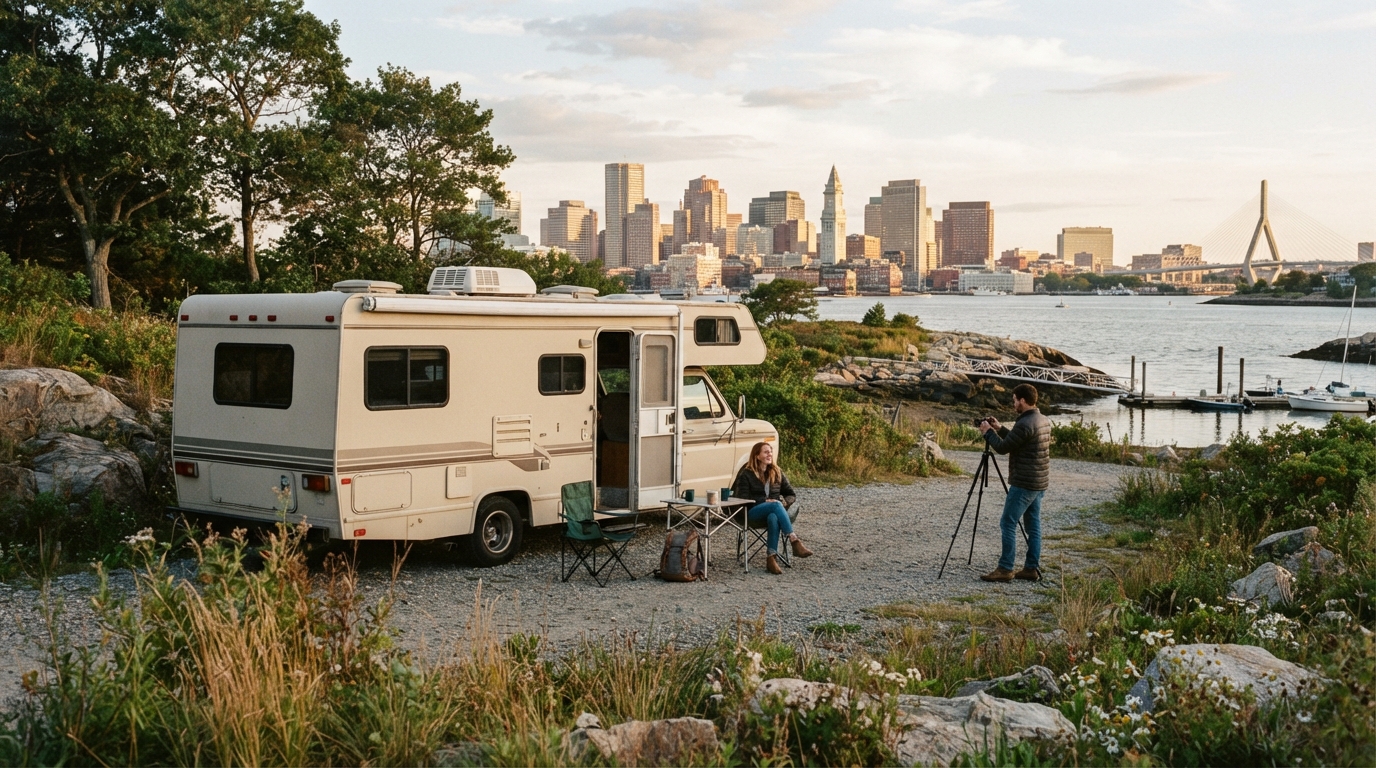 Boston to Denver - Whales to Rockies — Boston RV road trip landscape