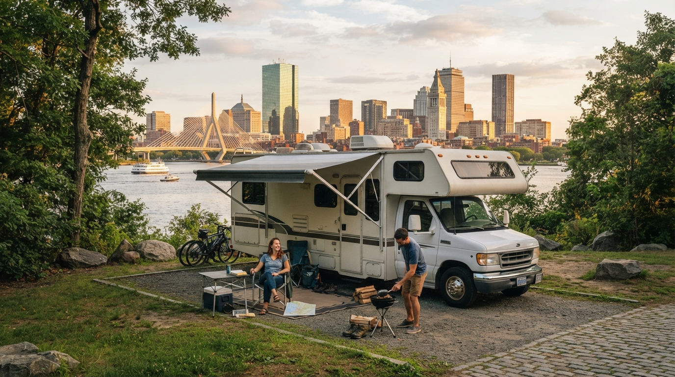 Boston to Minneapolis - Family Adventure Across Heartland Horizons — Boston RV road trip landscape