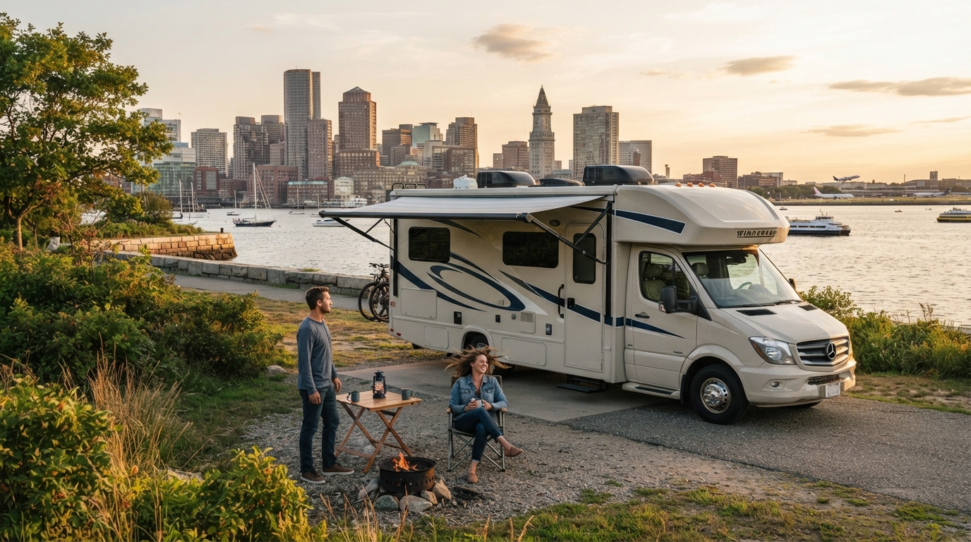 Boston Roundtrip — Boston RV road trip landscape