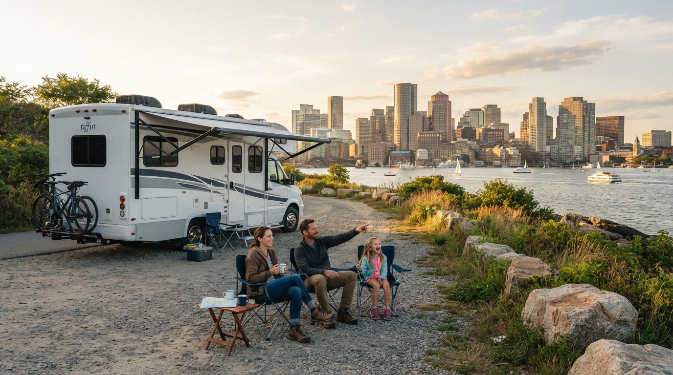 Boston to Philadelphia - Through History and Heritage — Boston RV road trip landscape