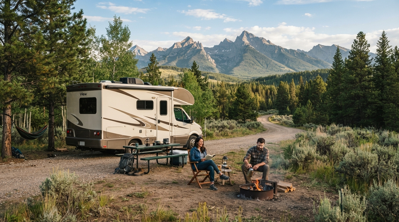 Bozeman to Salt Lake City - Including Yellowstone — Bozeman RV road trip landscape