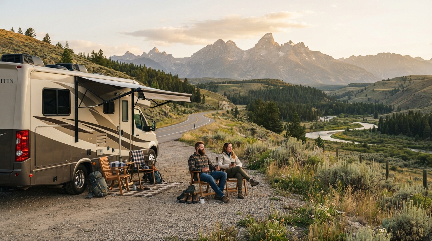 Bozeman Roundtrip - An Epic Journey Through the Wild West — Bozeman RV road trip landscape
