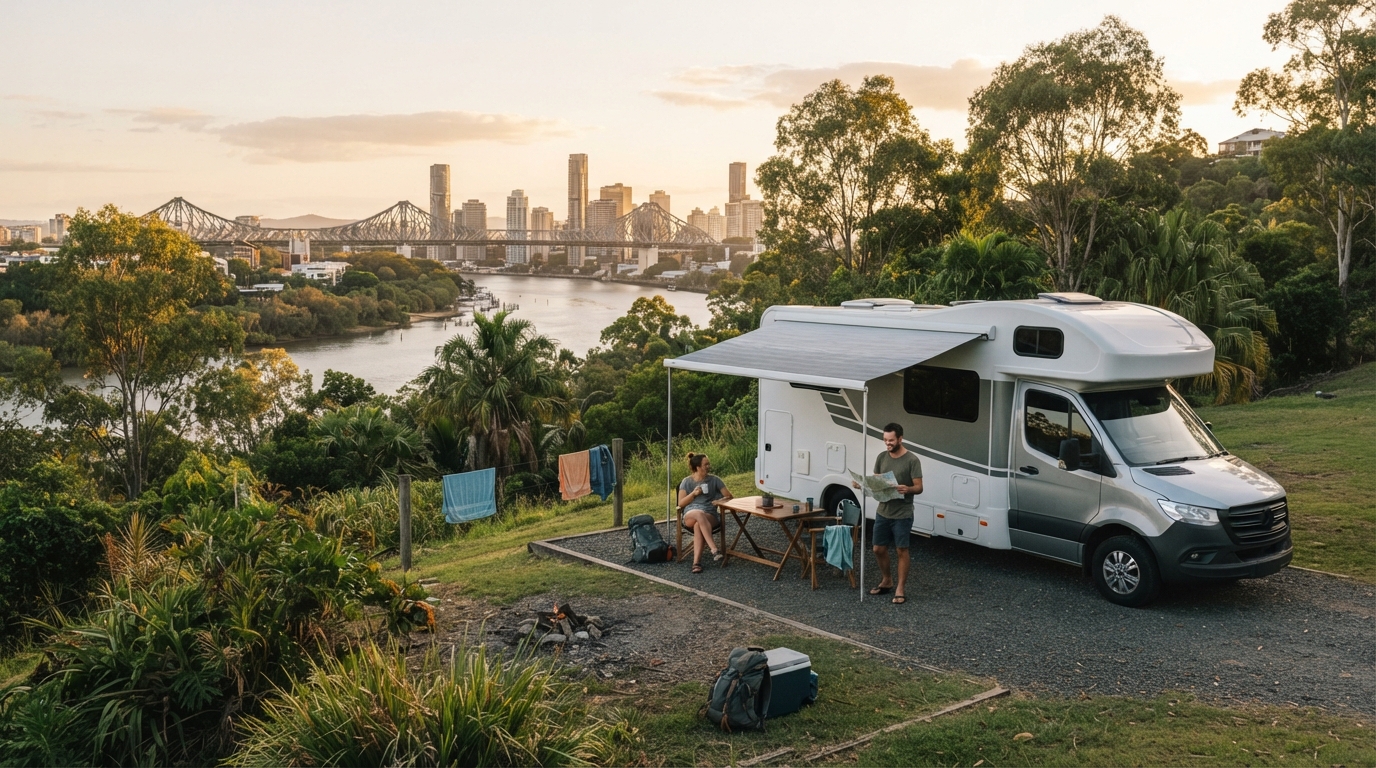 Brisbane do Melbourne – rodzinna przygoda — krajobraz road tripu kamperem z Brisbane