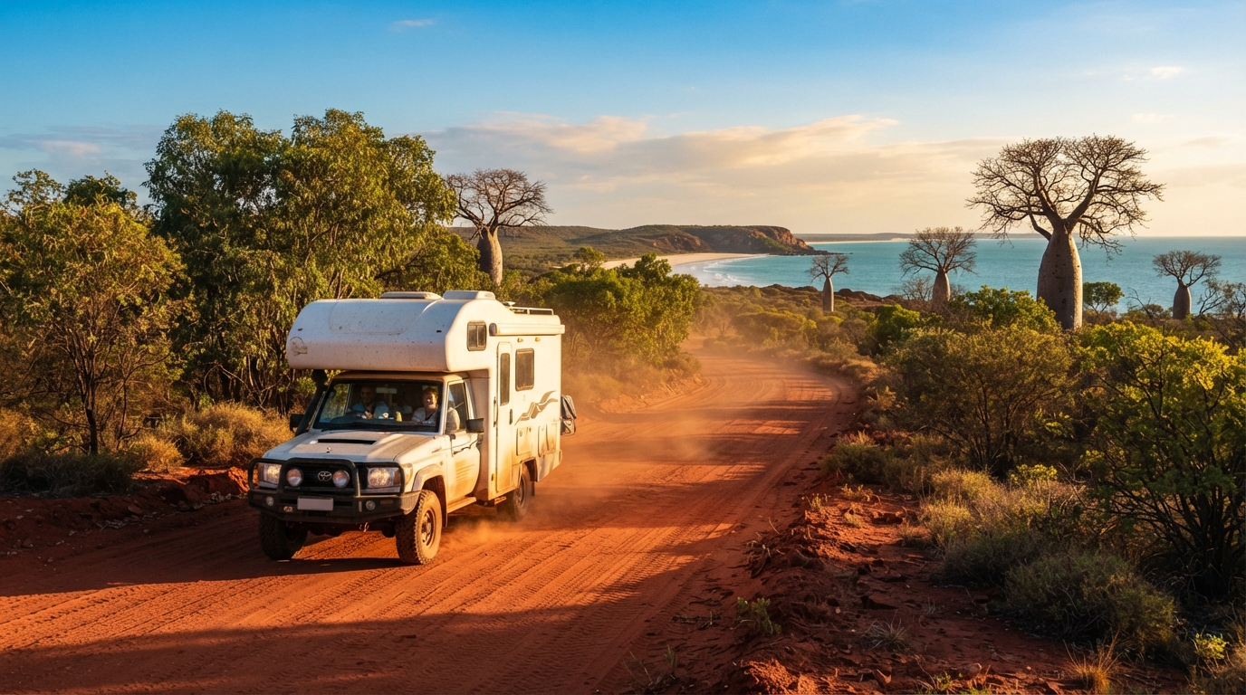 Broome to Adelaide - Desert Dreaming — Broome RV road trip landscape