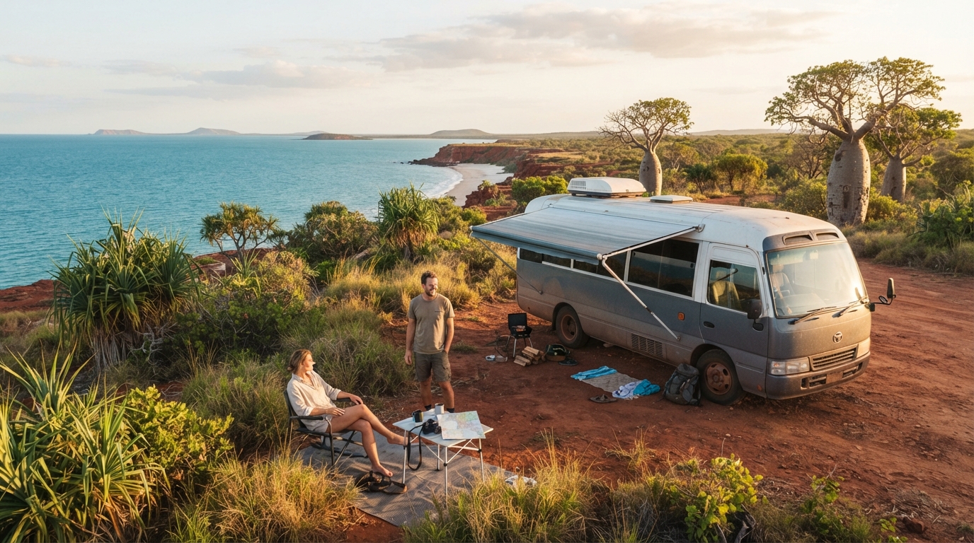 Broome to Alice Springs - A Journey through Australia’s Heartland — Broome RV road trip landscape