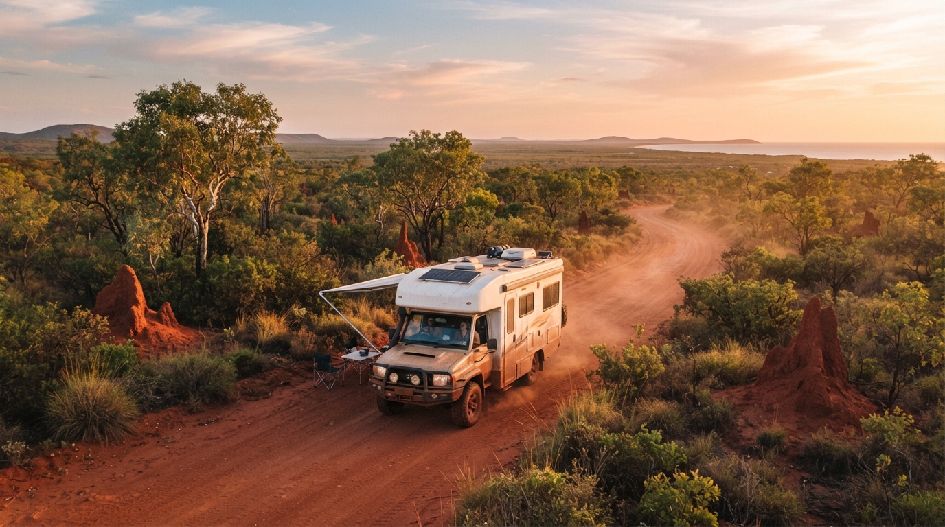 Broome to Sydney - Across the Heart of Australia Road Trip — Broome RV road trip landscape