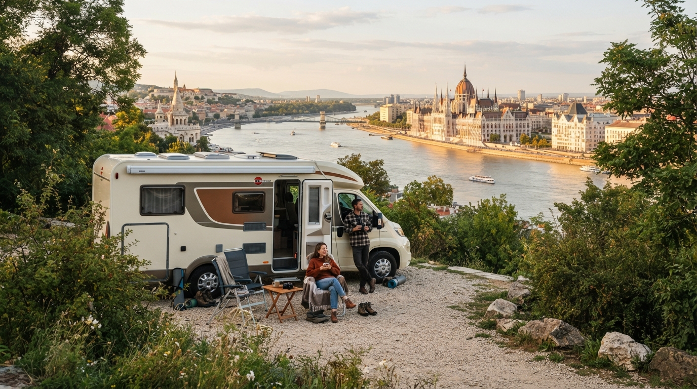 Budapest Roundtrip - North - Hungary, Slovakia, Poland — Budapest scenic landscape