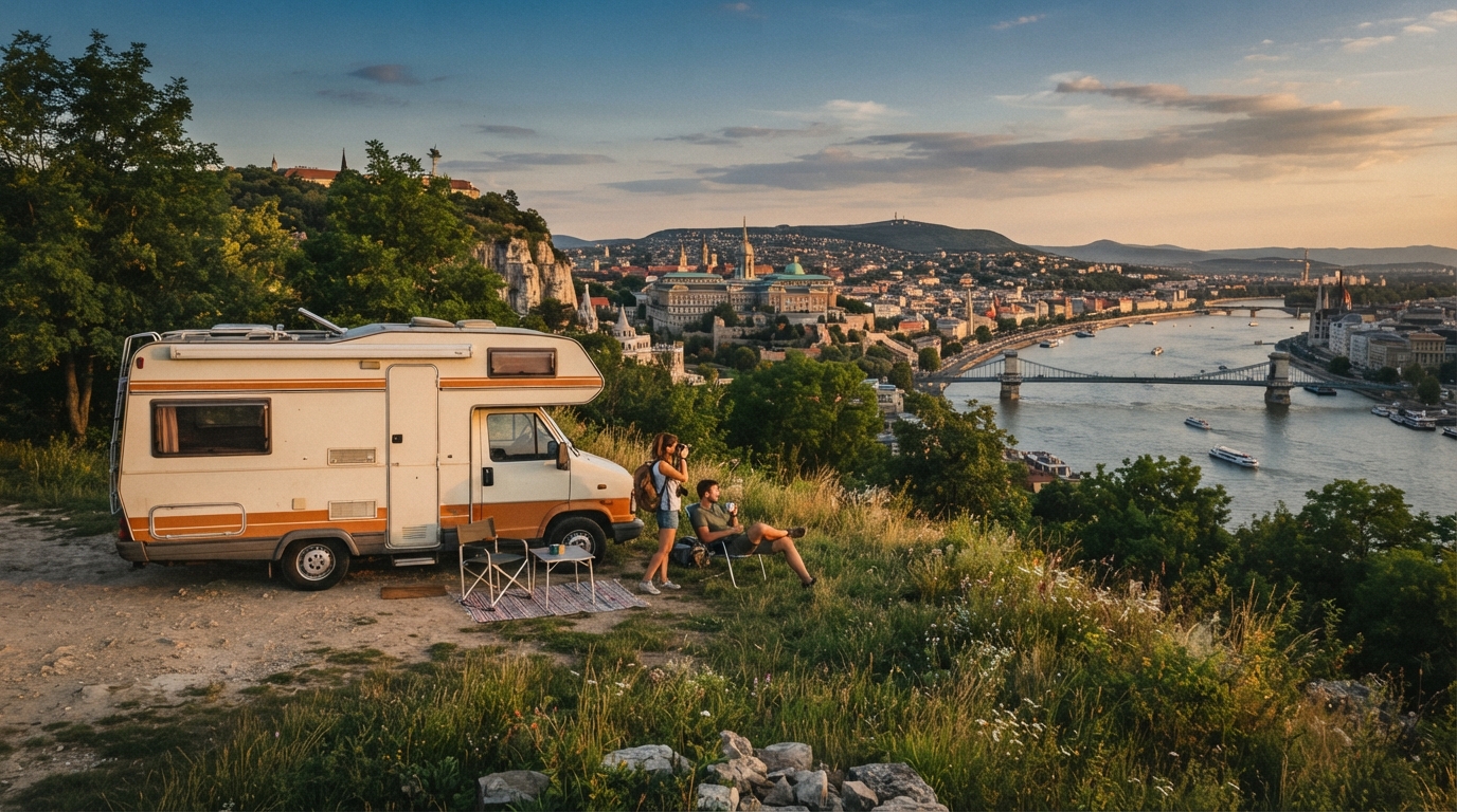 Budapest Roundtrip - South West - Croatia, Slovenia — Budapest scenic landscape