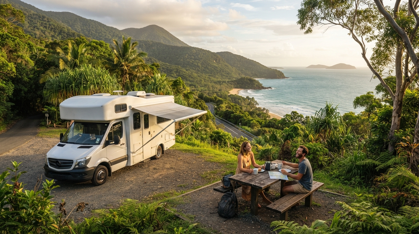 Cairns to Sydney - Coastal Dreams: The East Coast Journey — Cairns RV road trip landscape