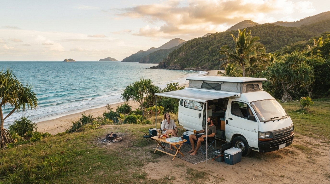 Cairns to Sydney - Coastal Dreams: The East Coast Journey — Cairns RV road trip landscape