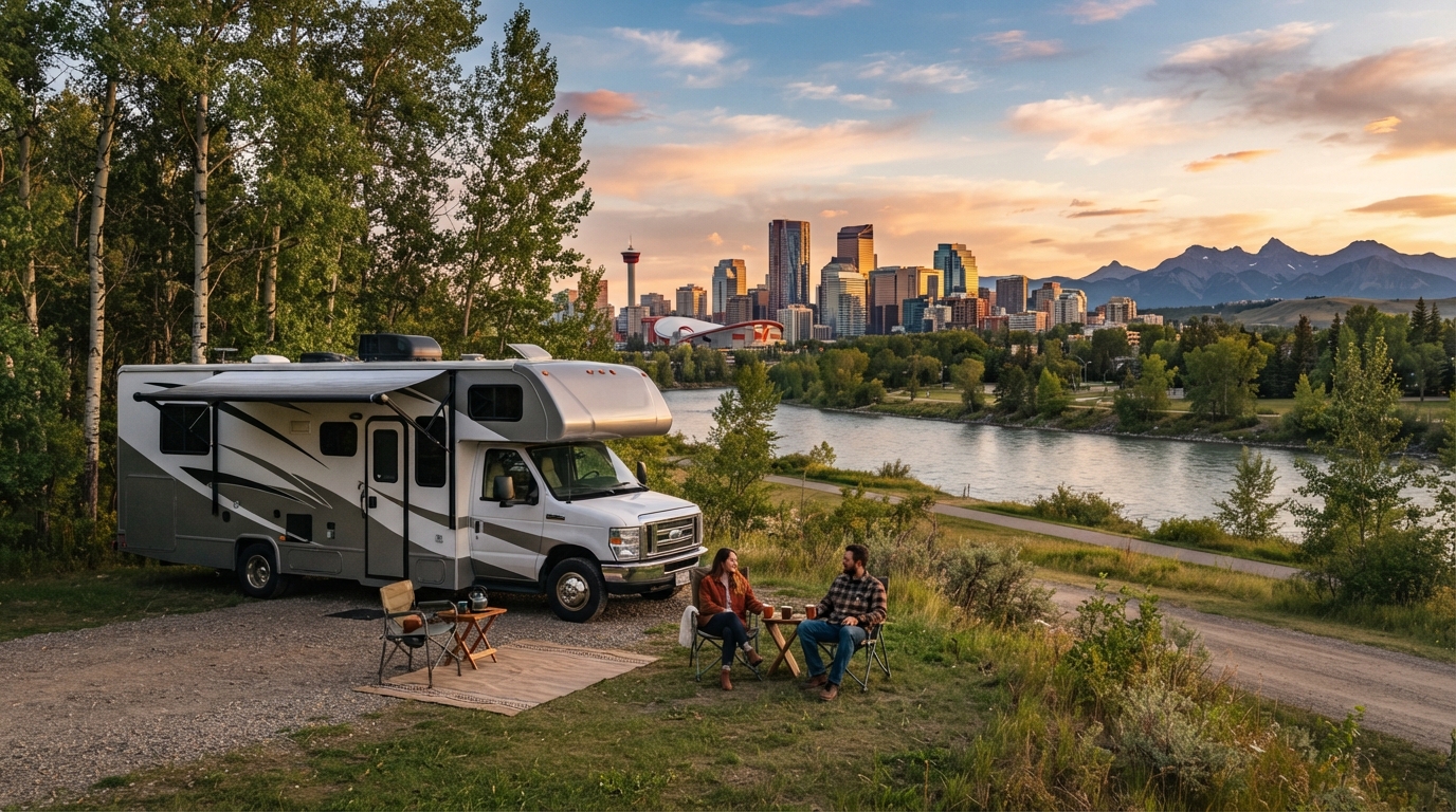 Calgary Roundtrip - Comprehensive Rocky Mountains — Calgary RV road trip landscape