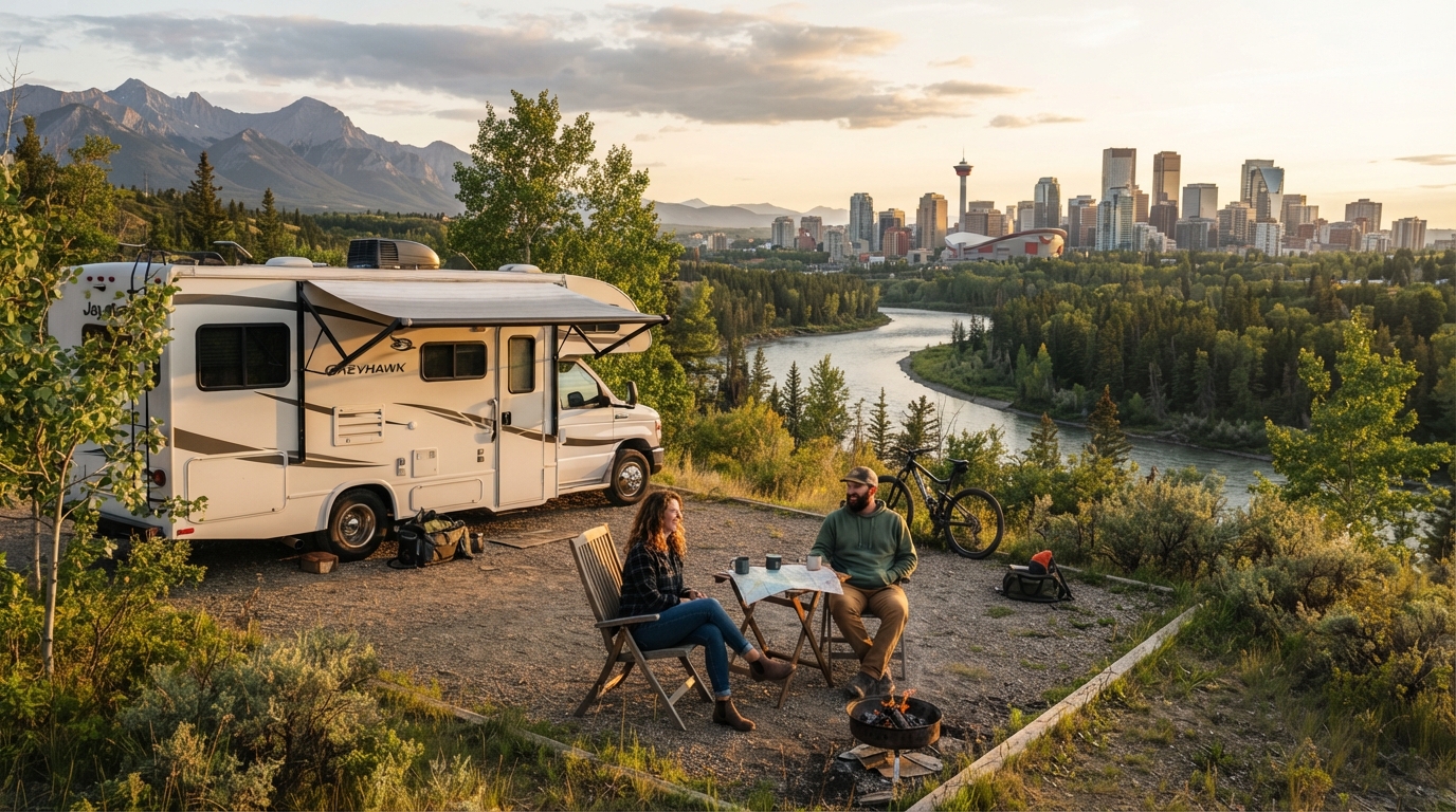 Calgary to Montreal — Calgary RV road trip landscape