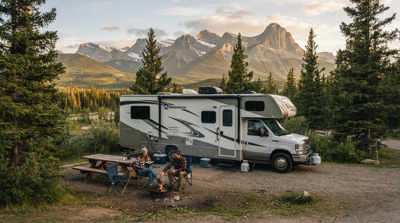 Calgary Roundtrip - Rockies okanagan and badlands — Calgary RV road trip landscape