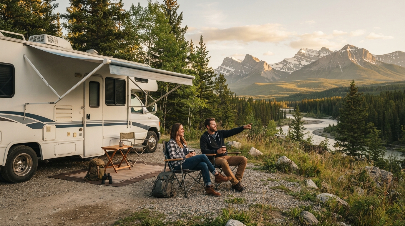 Calgary Roundtrip - South West - Rocky Rails and Trails Journey — Calgary RV road trip landscape