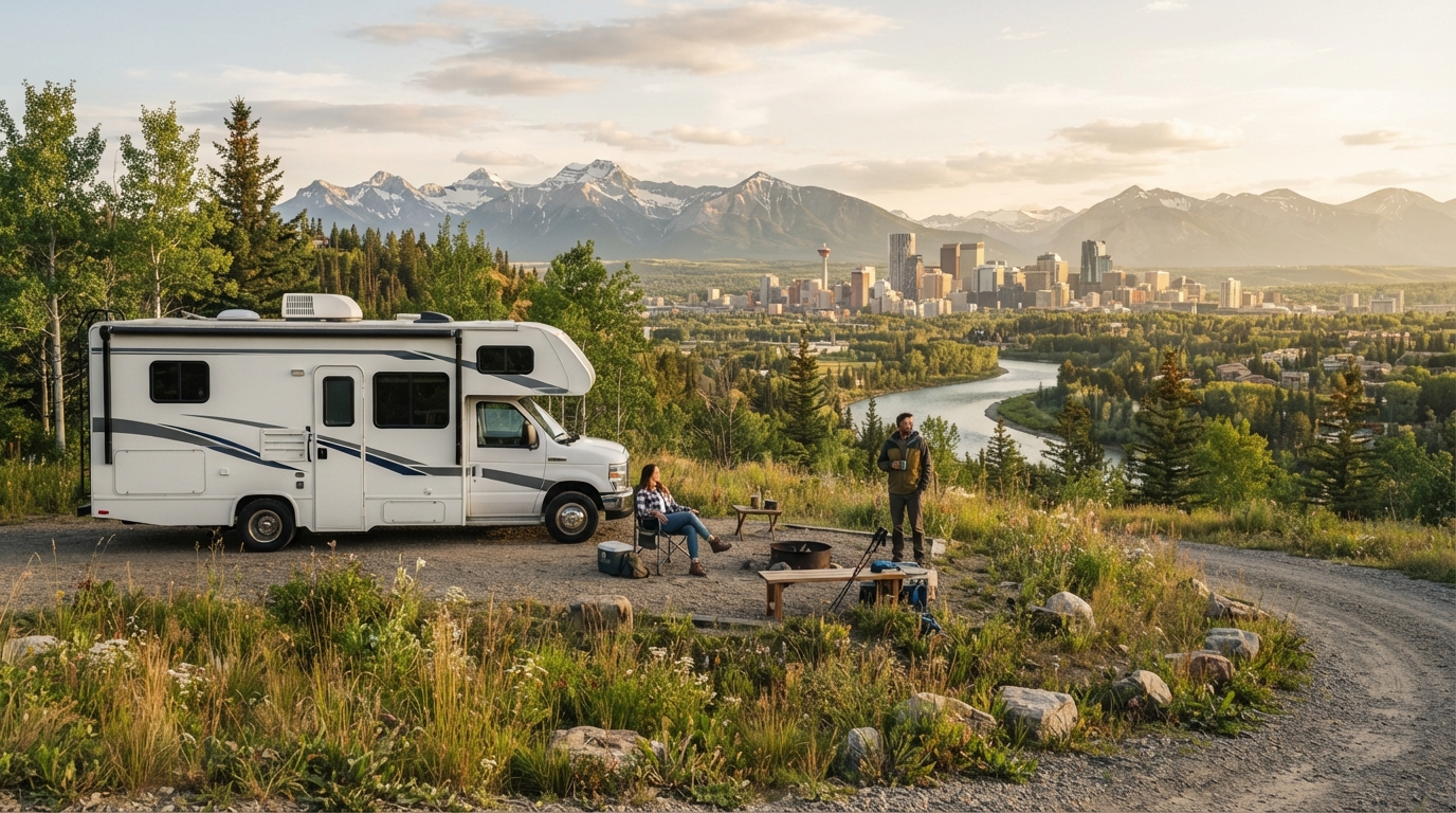 Calgary Roundtrip - Rockies okanagan and badlands — Calgary scenic landscape