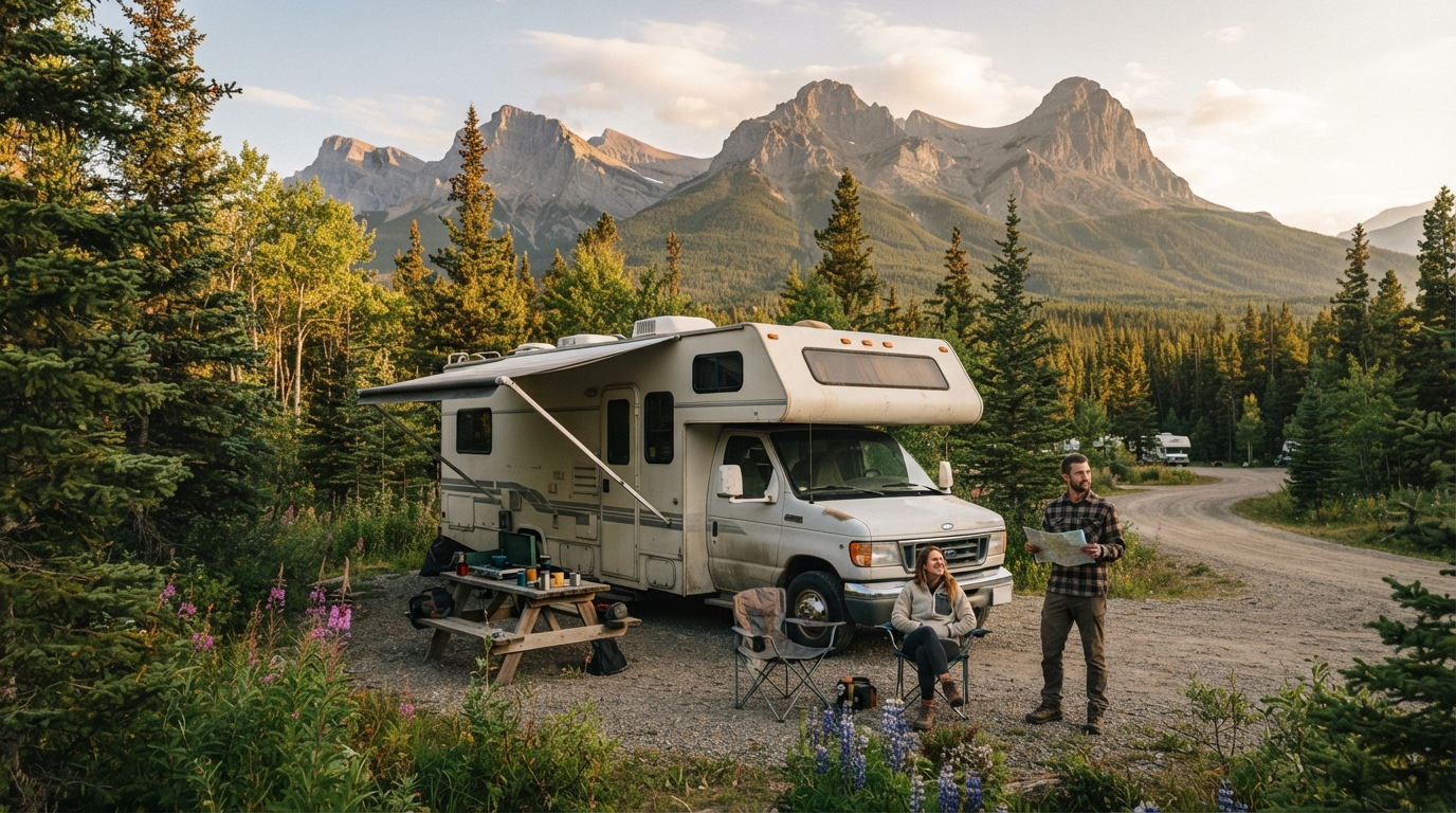 Calgary Roundtrip - Dinosaurs, Dark Skies, and Alpine Glaciers — national park landscape