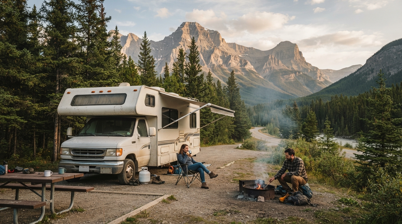 Calgary  Roundtrip -  Rockies Mountains & Saskatchewan — national park landscape
