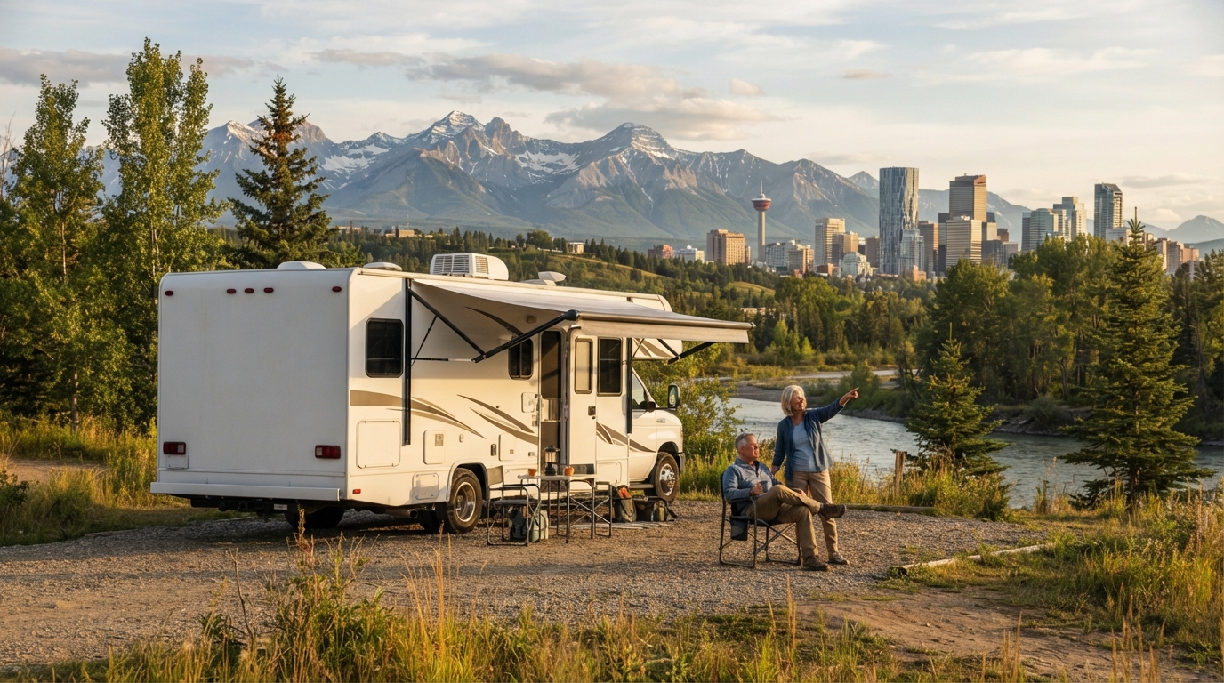 Pętla z Calgary - Góry Skaliste i Saskatchewan — krajobraz podróży do Calgary