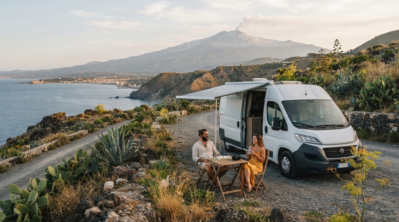Catania Round Trip - The Epic Heart of Sicily — Catania RV road trip landscape