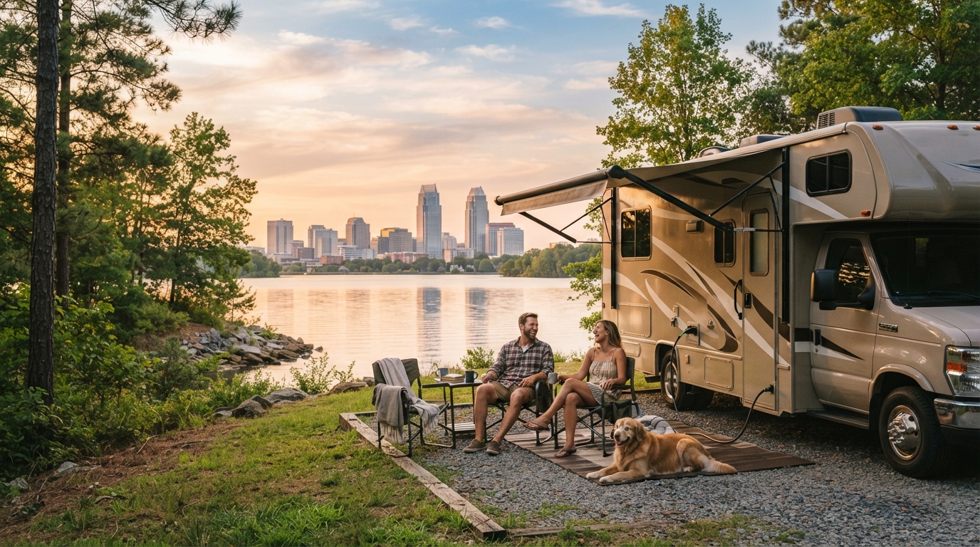 Charlotte to Seattle - The Great Coast to Coast Motorhome Adventure Charlotte to Seattle — Charlotte RV road trip landscape