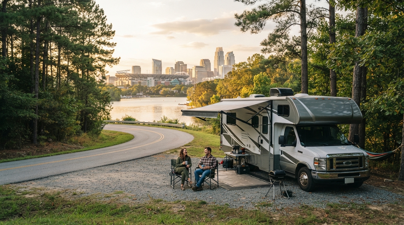Charlotte to Washington DC — Charlotte RV road trip landscape
