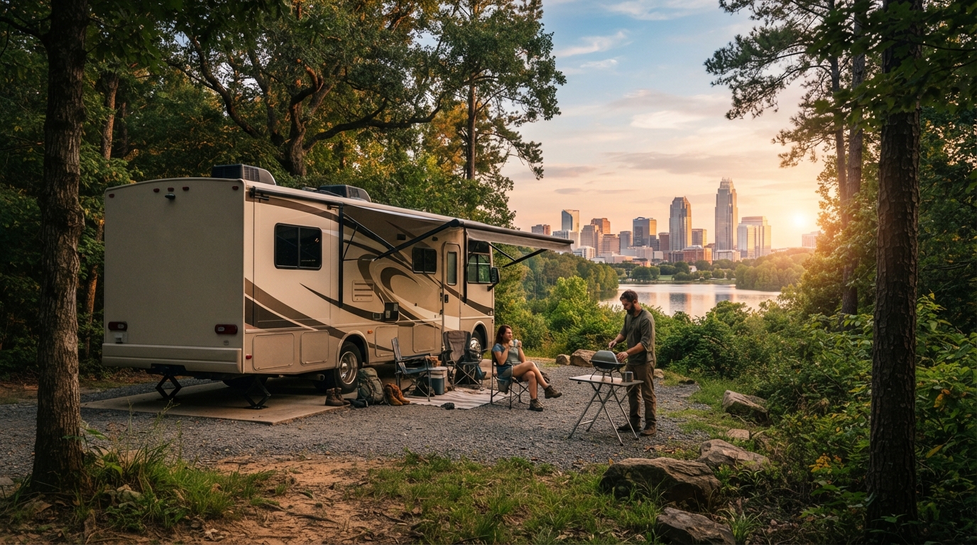 Charlotte to Boston - Blue Ridge Peaks and Boston Cobblestones — Charlotte RV road trip landscape