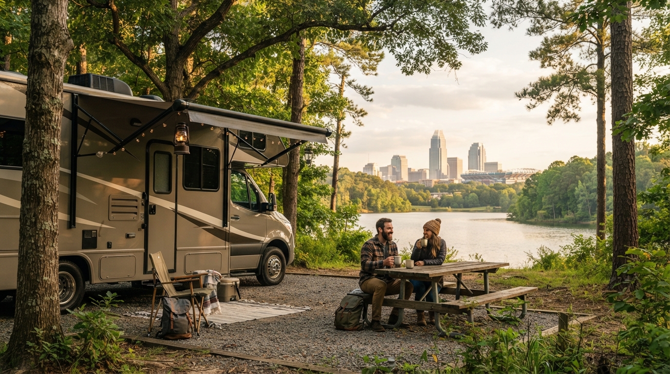 Charlotte Roundtrip - 15-day RV route — Charlotte scenic landscape
