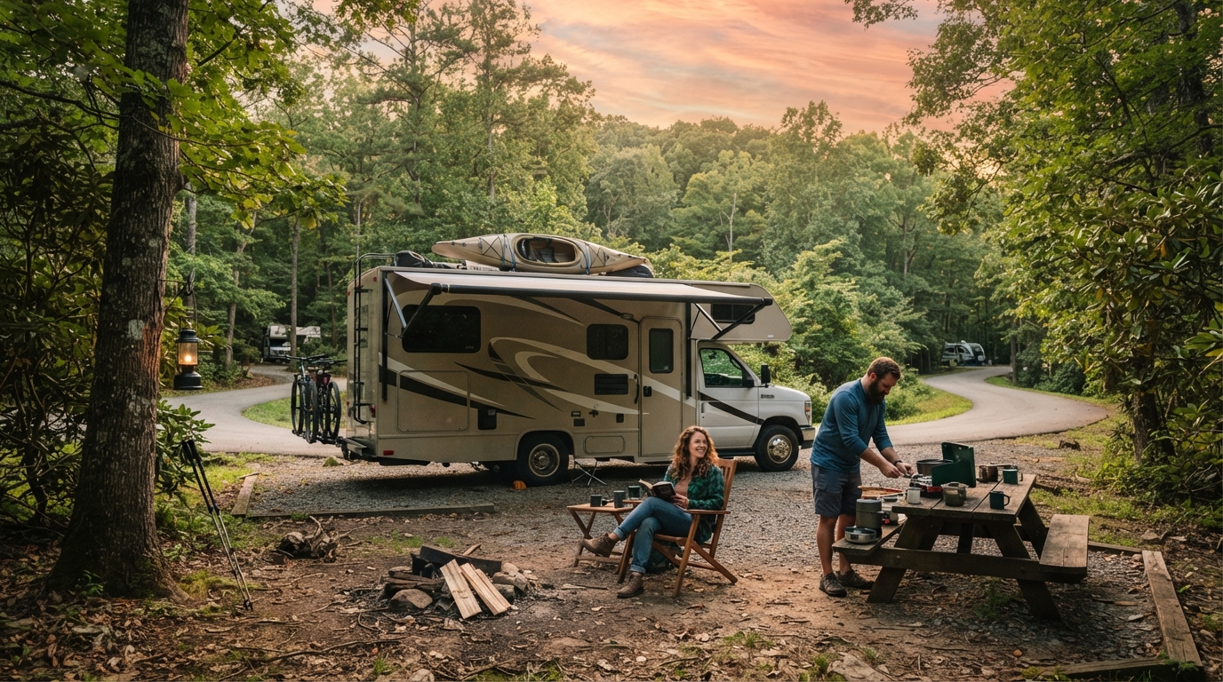 Charlotte to Boston - Blue Ridge Peaks and Boston Cobblestones — national park landscape