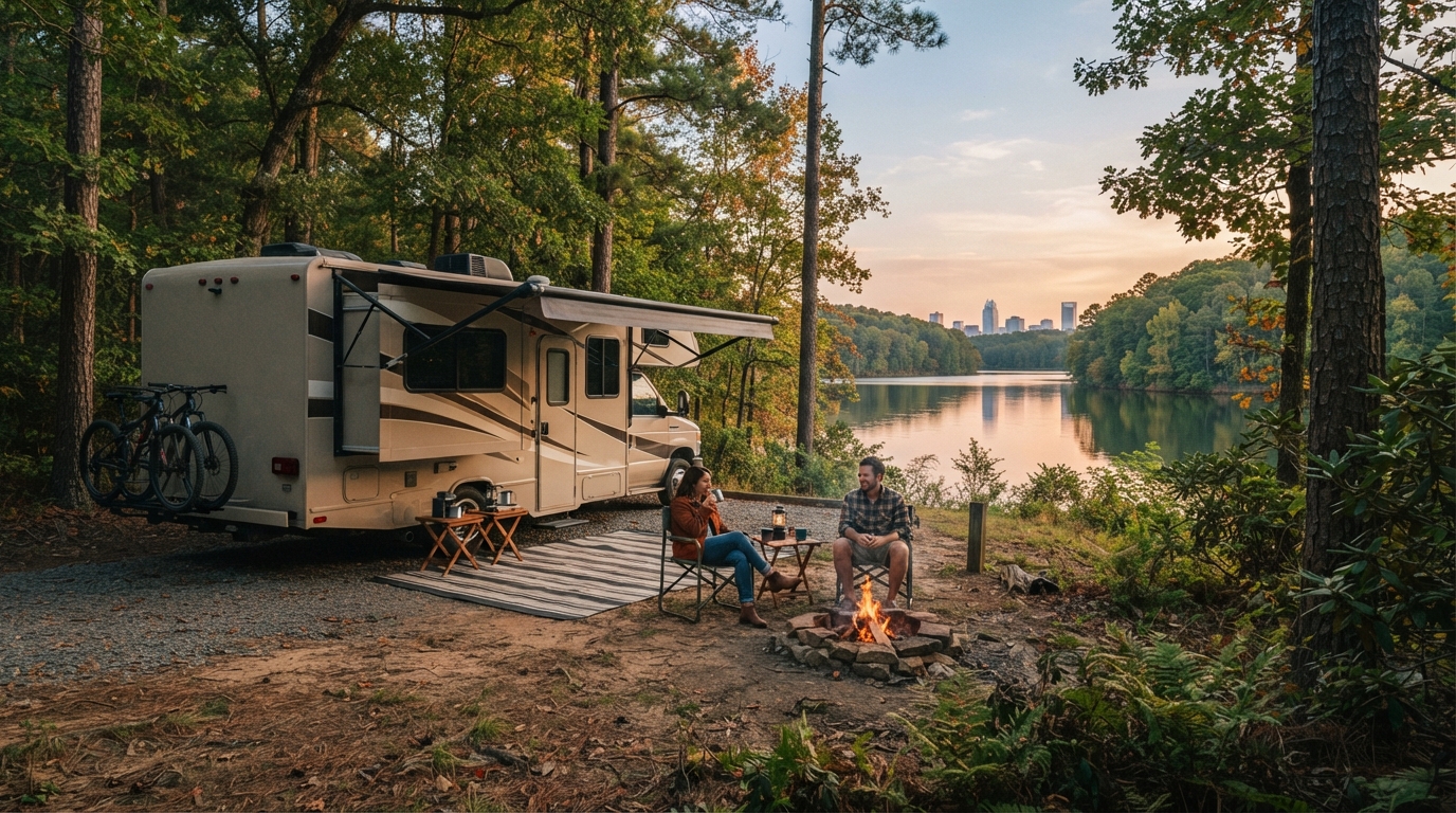 Charlotte Roundtrip - 15-day RV route — national park landscape