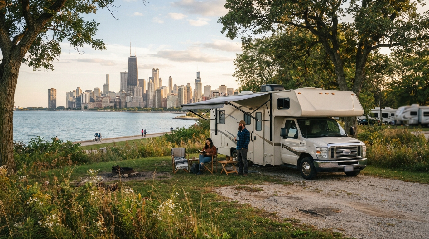 Chicago to Nashville - Melody Across the Midwest — Chicago RV road trip landscape