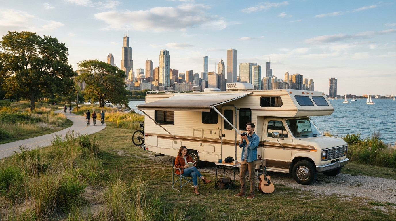 Chicago roundtrip- Heading East - Includes Niagara Falls — Chicago RV road trip landscape