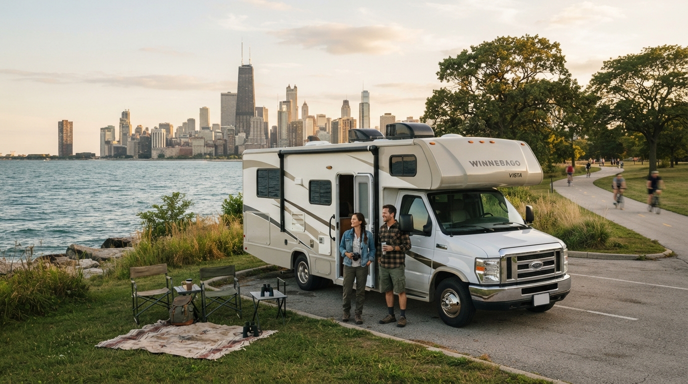 Chicago to Orlando - The Soul Tracks RV Road Trip — Chicago RV road trip landscape