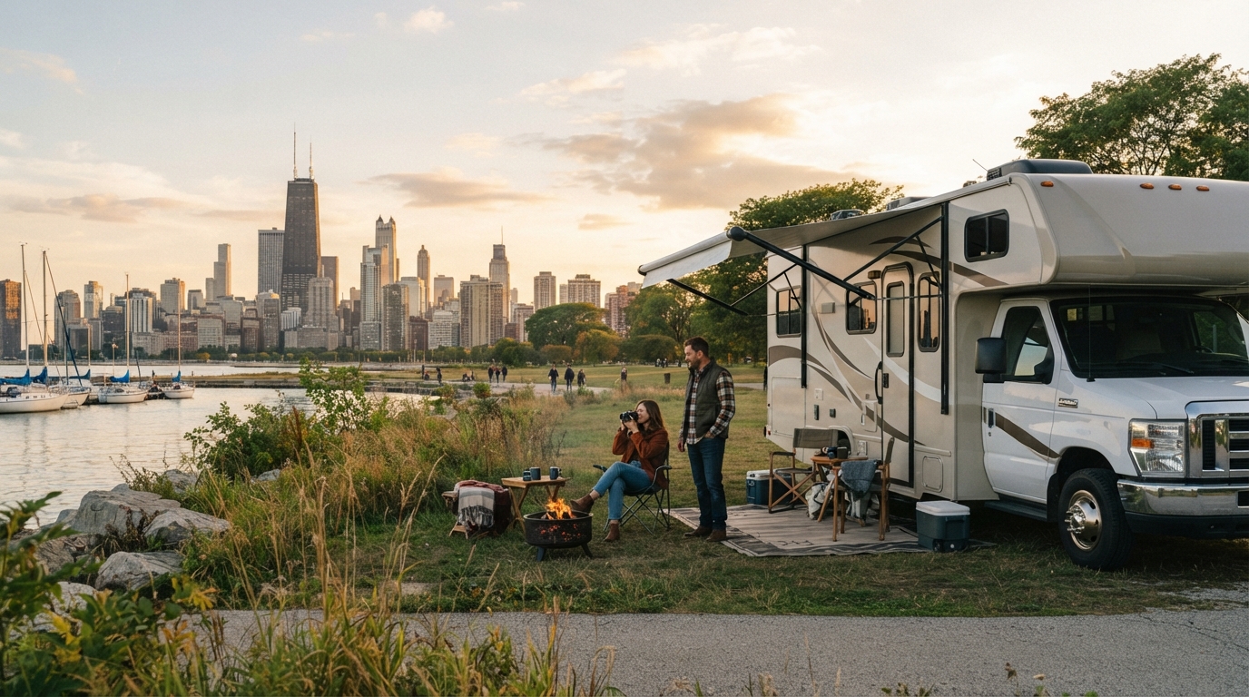 Chicago to New York - City Lights & Countryside Sights - Including Niagara Falls — Chicago RV road trip landscape