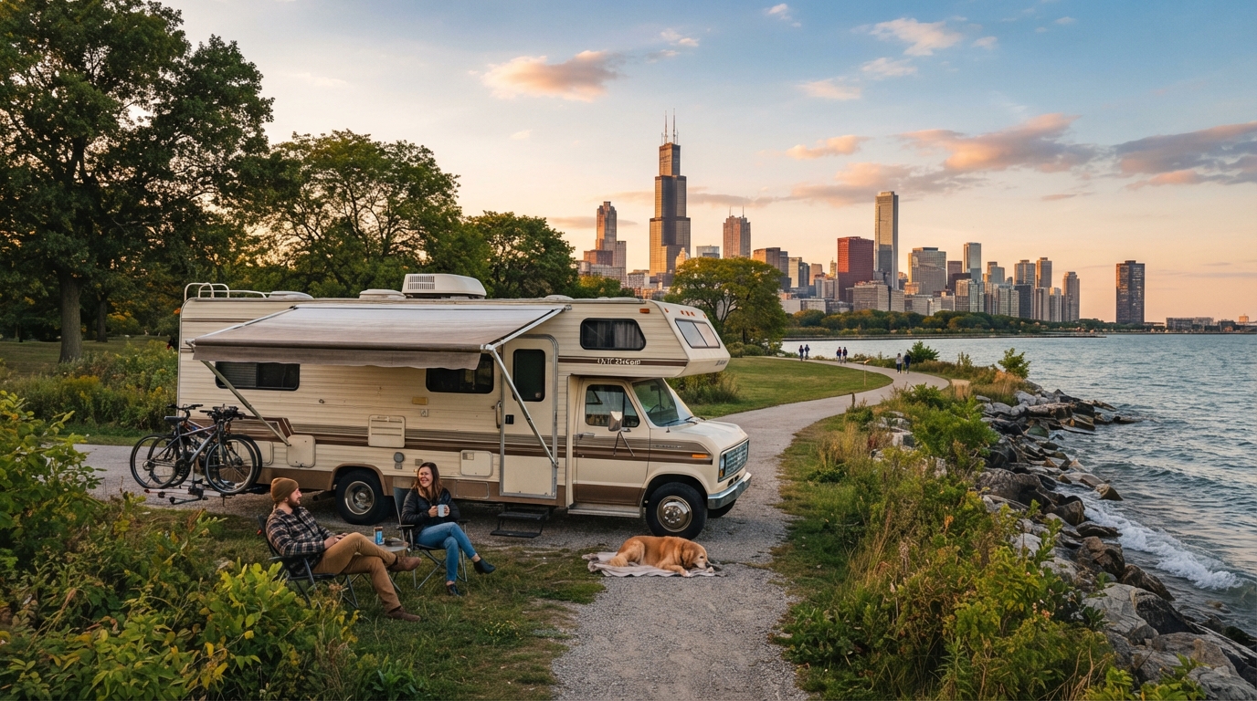 Chicago Roundtrip - Chicago to Niagara Falls Route Planner — Chicago RV road trip landscape