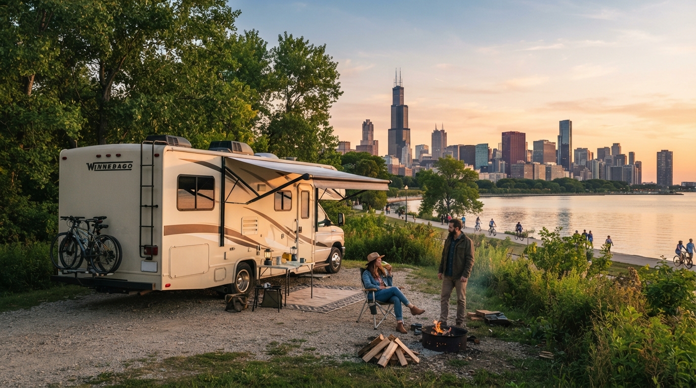 Chicago Roundtrip - Chicago to Niagara Falls Route Planner — Chicago RV road trip landscape