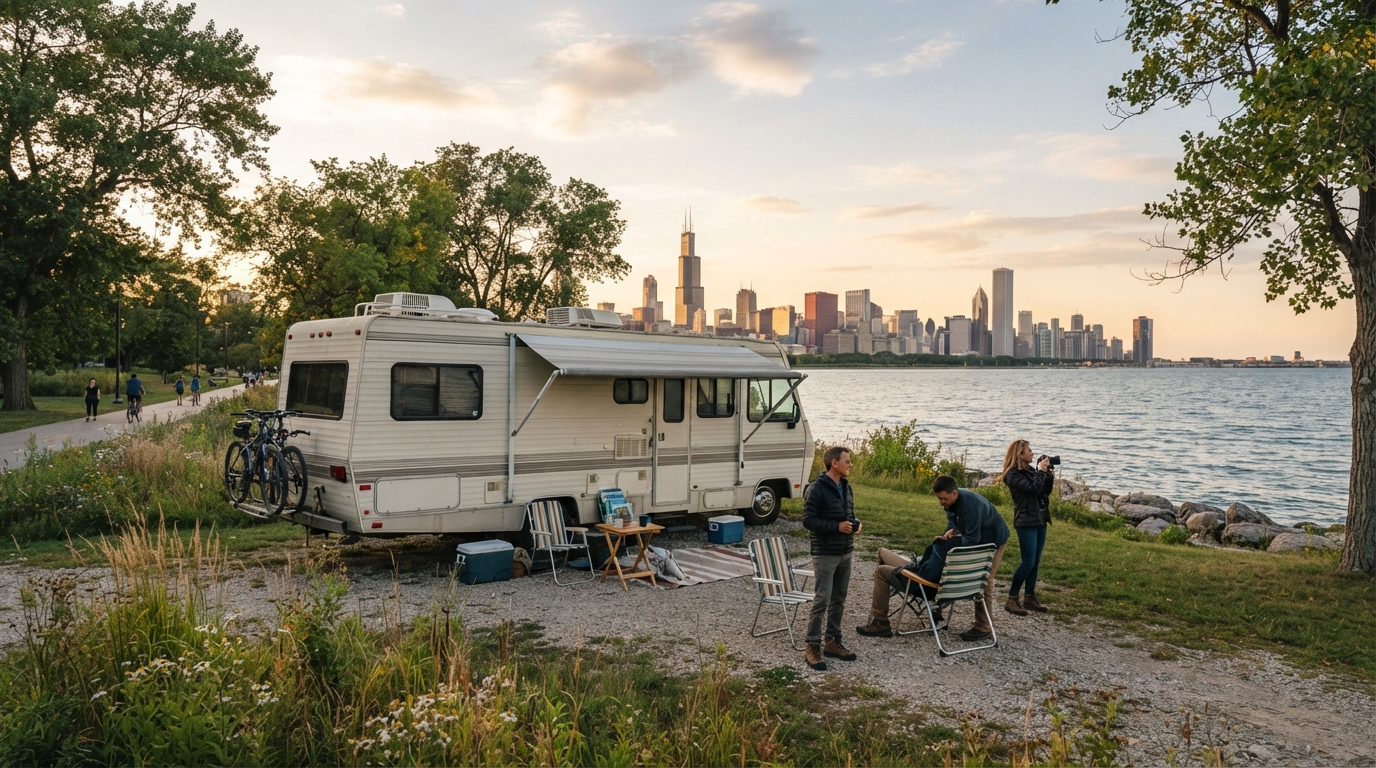 Chicago Roundtrip - Chicago to Niagara Falls Route Planner — Chicago RV road trip landscape