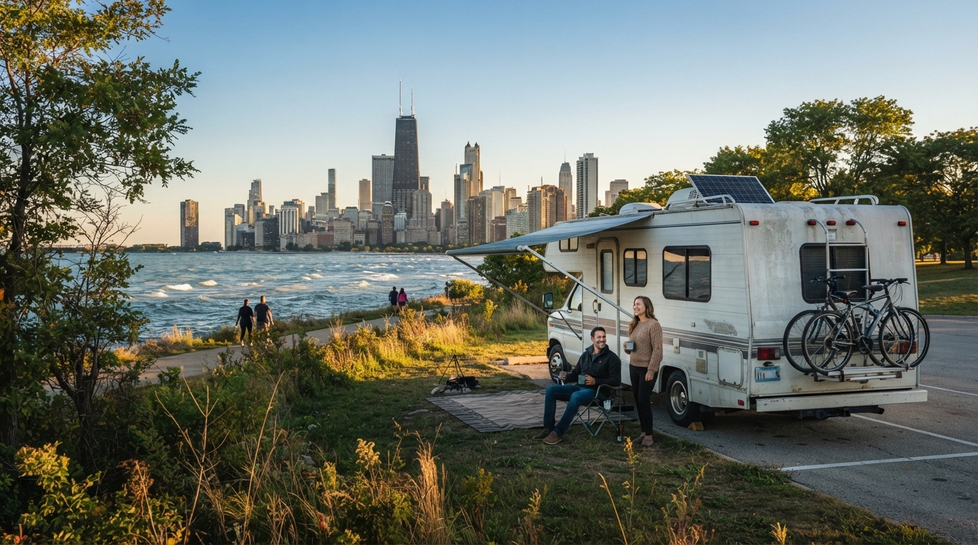 Chicago to New York - Midwest to Manhattan — Chicago RV road trip landscape