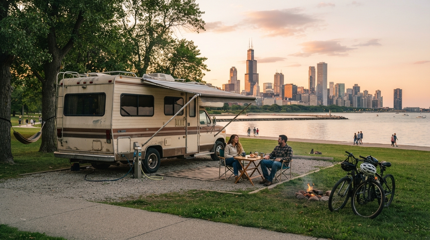 Chicago Roundtrip - All the grate lakes — Chicago scenic landscape