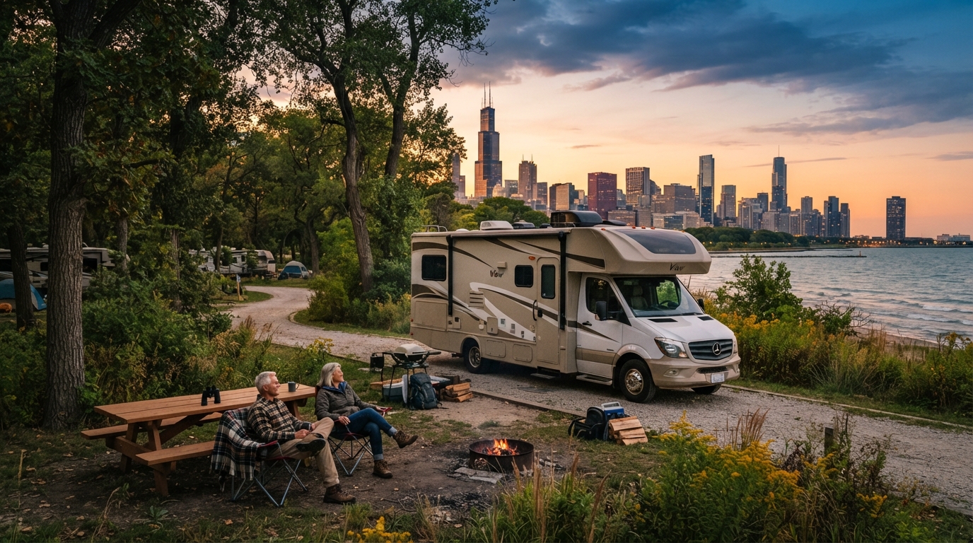 Chicago to Phoenix -Trail West: A Camper Route Through Time and Terrain — national park landscape